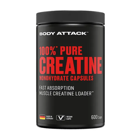 Body Attack 100% Pure Creatine 600 cps