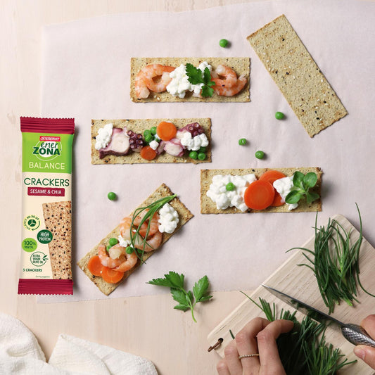 Crackers proteici