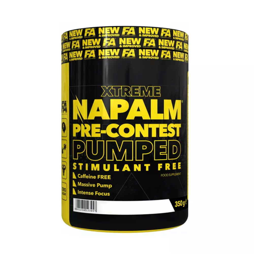 Fitness Authority Xtreme Napalm Pre-Contest Pumped Stimulant Free 350g