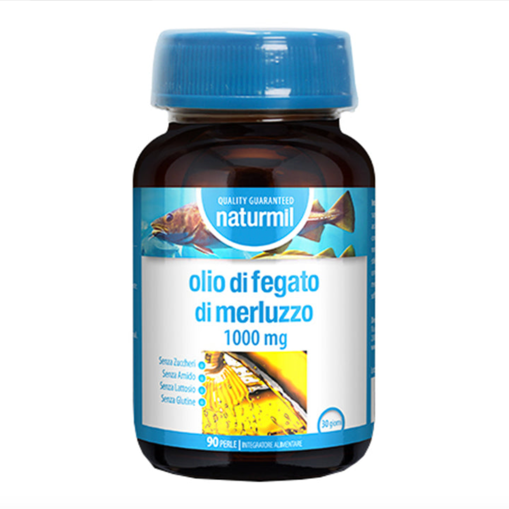 Naturmil Olio di Fegato di Merluzzo 1000mg 90 cps