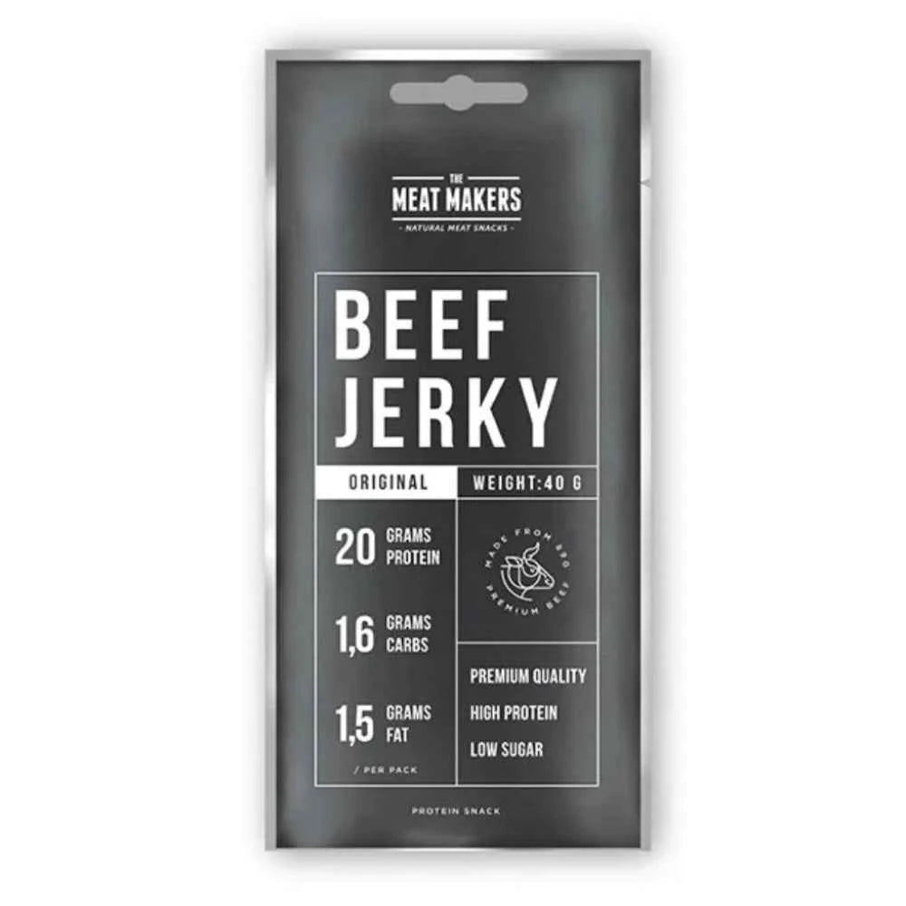 The Meat Makers Sports Beef Jerky 1x40g