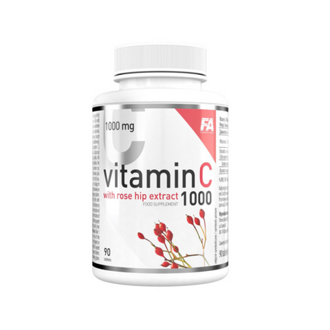 Fitness Authority Vitamin C 1000 with Rose Hips Extract 90 cps