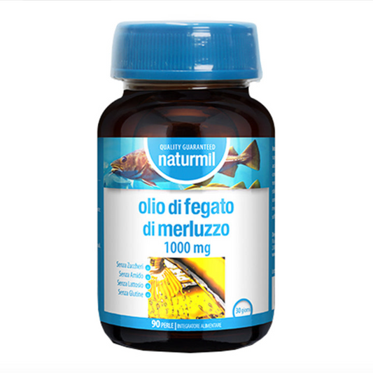 Naturmil Olio di Fegato di Merluzzo 1000mg 90 cps